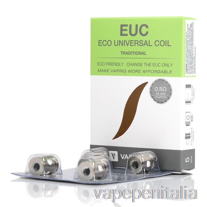 Vape Italia Vaporesso Euc Bobine Sostitutive 0,5ohm Tradizionali Euc Clapton